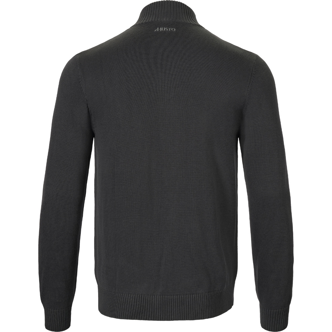 2025 Musto Männer Original 1/4 Zip Neck Knit Sweater 85082 - Carbon Marl